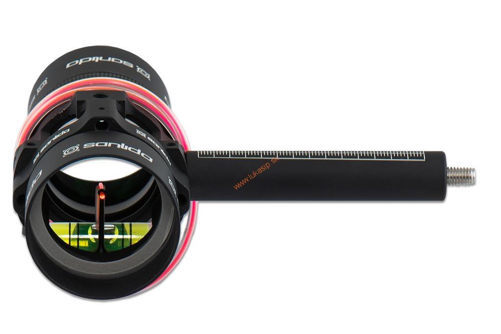 Scope Sanlida X10 29mm s pinom, 6x šošovkou a tienidlami