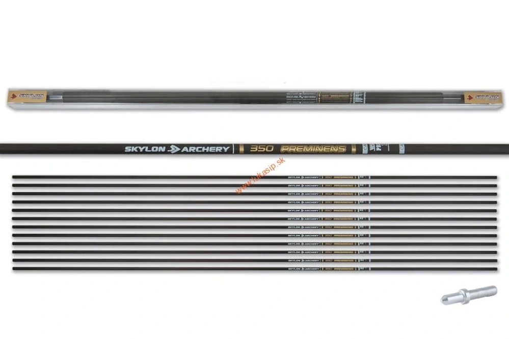 Trubka na šíp Skylon Preminens ID3.2 + pin adaptér a collar / sada 12ks