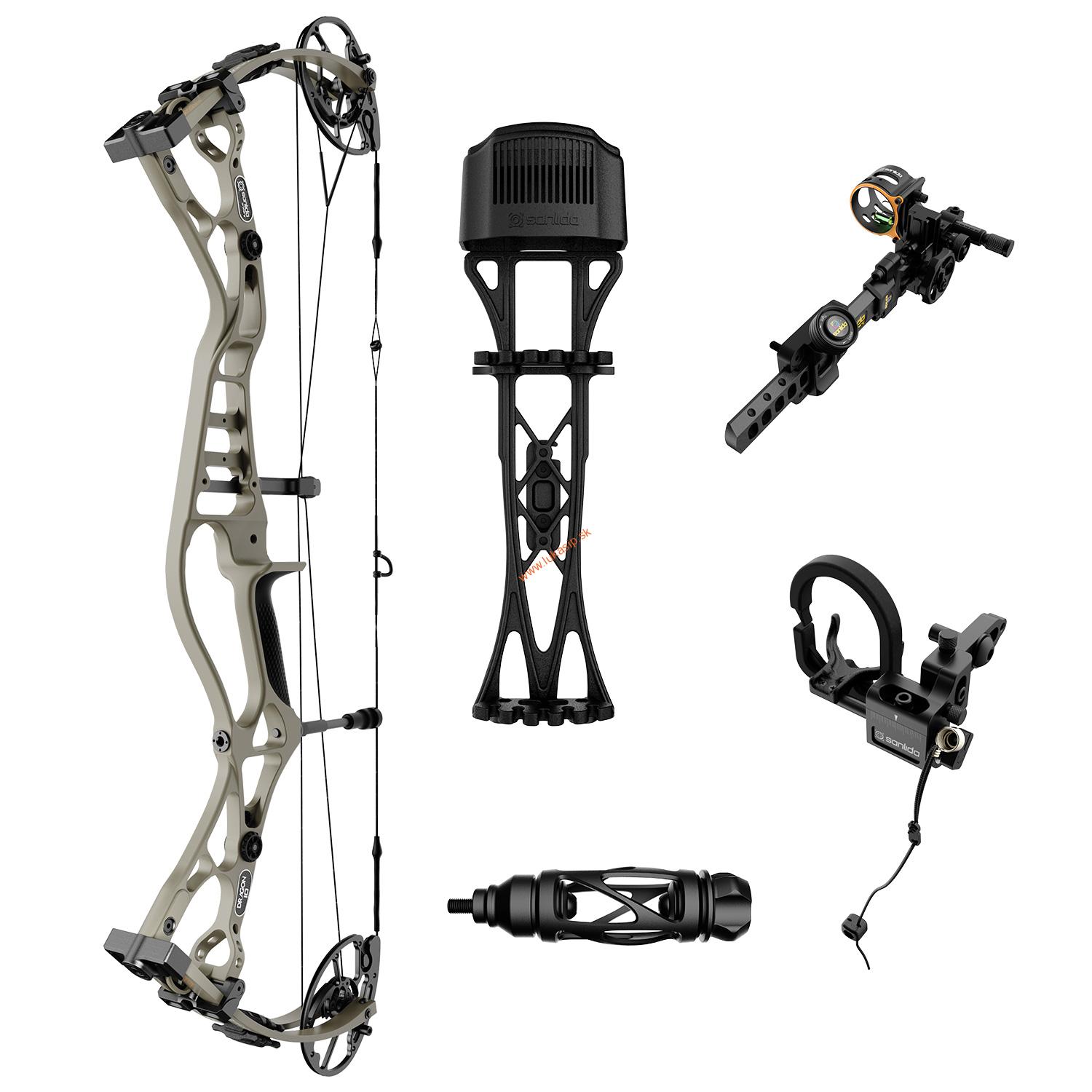 Kladkový luk Sanlida Dragon 10 27-30" 50-60# sada RTH