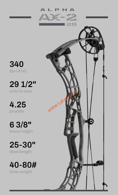 Kladkový luk Hoyt Alpha AX-2 29 a AX-2 SD