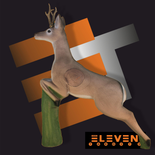 3D srnec skákajúci Eleven s insertom