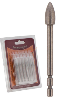 Hrot Decut tungsten pre šípy X10 zalamovací, tolerancia 0.4 grain 12ks