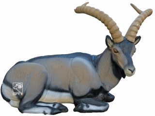 3D ležiaci kozorožec pyrenejský SRT